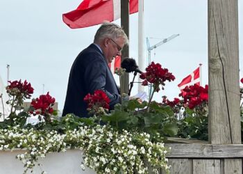 Borgmester Søren Smalbro åbnede dyrskuet i 2022. Foto (arkiv): Lone Olsen.