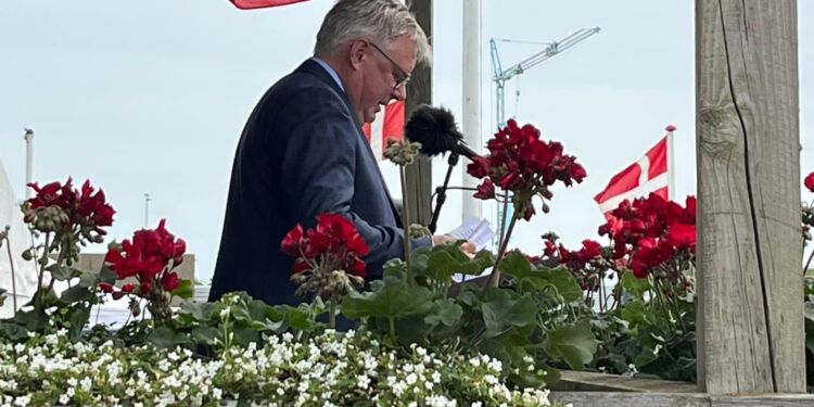 Borgmester Søren Smalbro åbnede dyrskuet i 2022. Foto (arkiv): Lone Olsen.