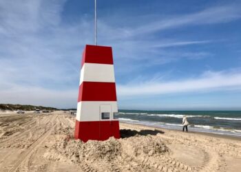 Livreddertårn på Tversted Strand. Foto: Arkiv.