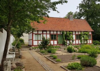 Urtehaven ved præstegården hos Vendsyssel Historiske Museum.