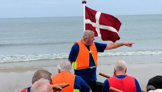 Skipper Frank Fauerskov udstikker kursen hos Tversted Bjærgelaug. Foto (arkiv): Niels Skipper.