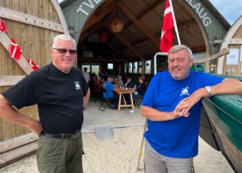 Formand Erik Toustrup og næstformand Frank Fauerskov. Foto (arkiv): Niels Skipper.