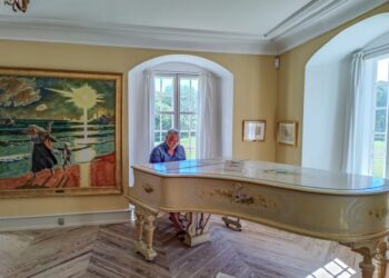 Med Willumsens EFTER STORMEN som baggrund lød der lørdag liflige toner fra flygelet...