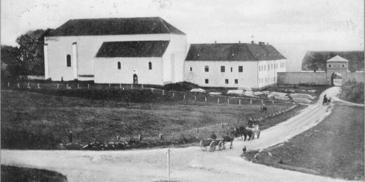 Børglum Kloster anno 1898. Foto: VHM.