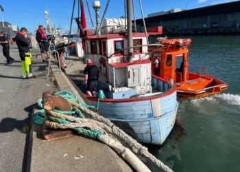 Nordstjernen blev hurtigt flyttet væk fra Fio. Foto: Niels Skipper.