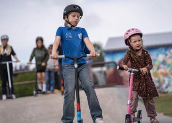 Gadeidrætsdag i Tversted. Foto (arkiv): Inge Møller.