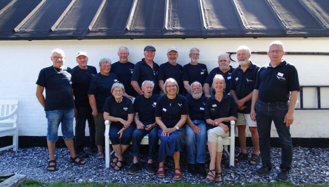 Holdet i haven ved Hirtshals Museum. Foto: VHM.