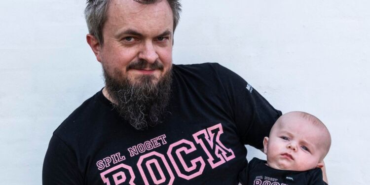 Michael med junior Bjørn Vajhøj.
