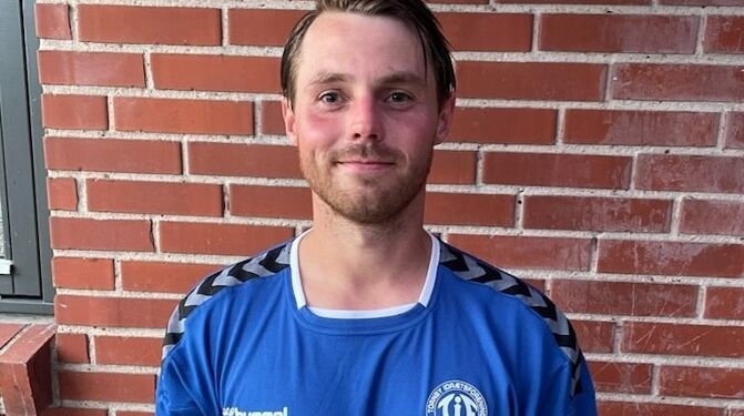 Anders Vajhøj i klubtrøjen for Tornby IF.