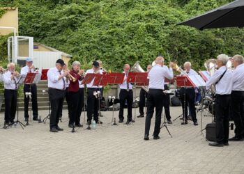 Bagterp Blæseorkesters sommerkoncert i Lønstrup 2022. Foto: Arkiv.