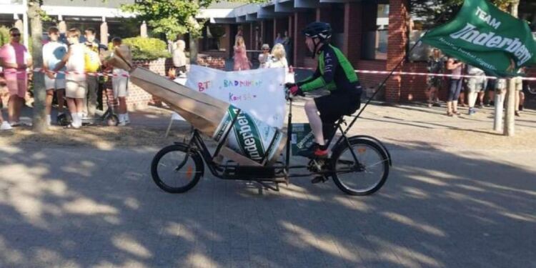 Så gi'r han nok en lille en... Foto: Privat.