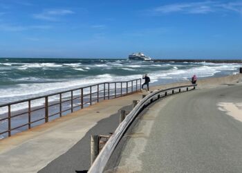 Et rigtig Hirtshals-vejr.  Foto (arkiv): Niels Chr. Jakobsen.