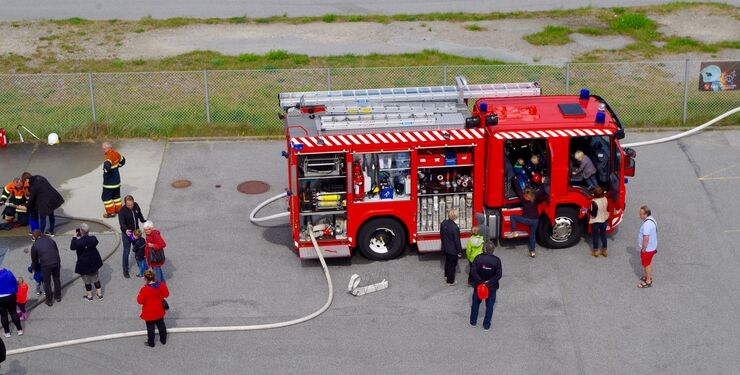 Åbent hus hos Falck i Hirtshals. Foto: Arkiv.