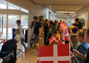 Flagallé i fase 1 på Sindal Skole.