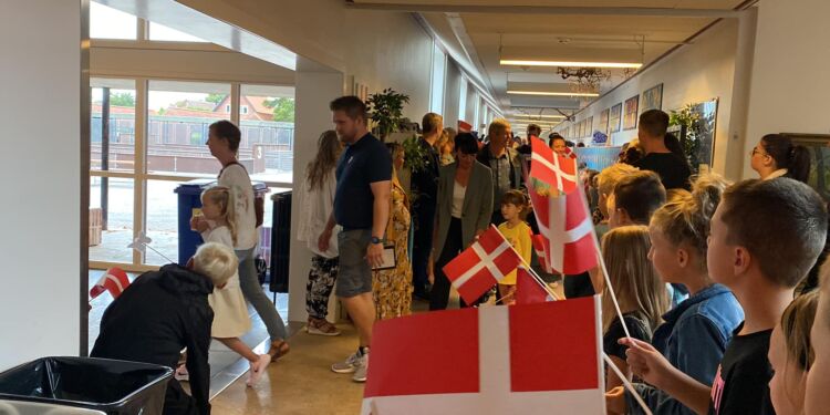 Flagallé i fase 1 på Sindal Skole.