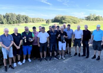 Præmievinderne i Frem Golf 2022 samlet.