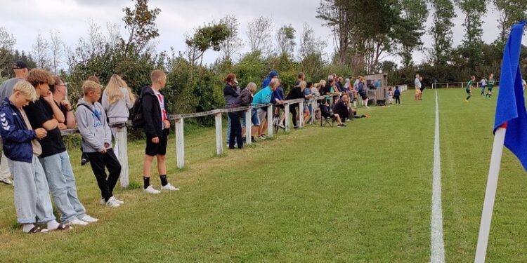 Masser af opbakning til hjemmeholdet på Horne Stadion...