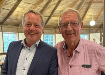 Jakob Axel Nielsen (C) og Bjarne Laustsen (A).