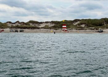 Livreddertårn ved Tversted Strand. Foto: Niels Skipper.