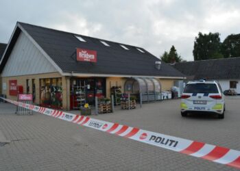 Røveri i Mosbjerg. Foto (arkiv): Presse-fotos.dk.