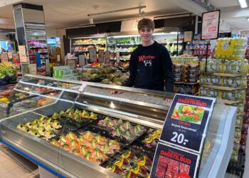 Martin Hornung er delikatesseelev hos SPAR og Slagter Winther.