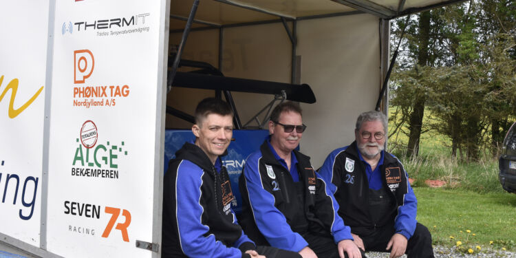 Team Lindgren er fra venstre Steffen, Ivan og Per.