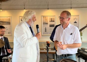 Peter Wendelboe og sønnen Hans Wendelboe Bøcher. Foto: Niels Skipper.