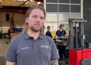 Ceo Morten Lilholt hos Entech Marine i Hirtshals. Foto: Arkiv.