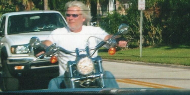 Eskildsen på frihjul i Florida.