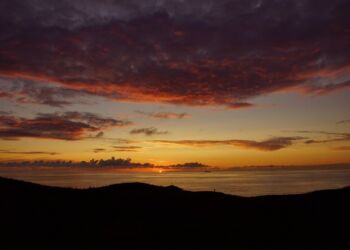 Udsigt til solnedgang ved Fyrklit. Foto: Arkiv.