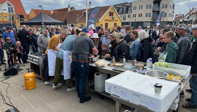 Hook & Cook trak i 2022 masser af folk til Hirtshals. Foto: Niels Skipper.