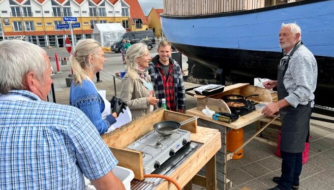 Fiskefrikadellekonkurrence ved Hook & Cook i 2022. Foto: Niels Skipper.