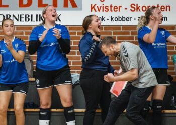 Jubel i Tornby Hallen. Foto: Jesper Fosdal.