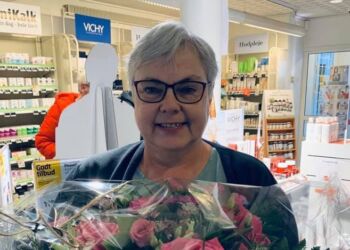 Jette Møller Andersen kan den 1. februar 2023 fejre 18 års jubilæum som apoteker på Hirtshals Apotek.