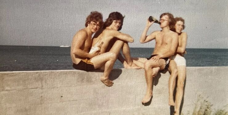 Gymnasievennerne var blevet inspireret af deres lærer, Arne Hansen.
Foto: Privatfoto.