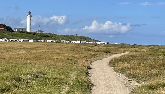 Udsigtsstien op til Hirtshals Fyr. Foto: Niels Skipper.