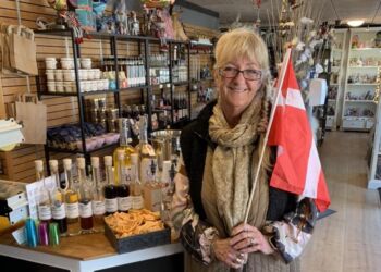 Gitte Viola Vestergaard hos Gavehjørnet.