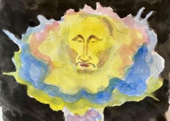 Putin tegnet af Klaus Albretctsen.