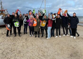 Medarbejdere fra PwC i Aalborg på Løkken Strand.