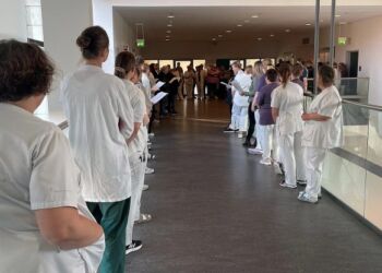 Ansatte på Regionshospital Nordjylland. Foto (arkiv): Per Frank Paulsen / TV2 Nord.