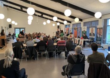 Valgmøde på Klitgården i Tversted. Foto (arkiv): Palle W. Nielsen.