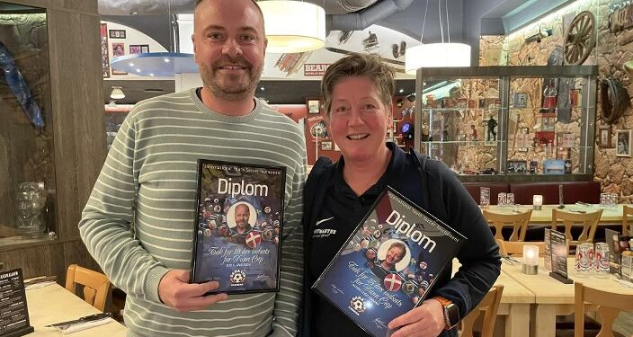 Administrationschef Bob Knudsen Andersen og marketingchef Alison Leigh Forman.