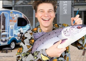 Lakserytteren ved Vendsyssel Kunstmuseum i Hjørring. Foto: VKM: