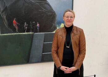 Direktør Sine Kildeberg hos Vendsyssel Kunstmuseum. Foto: VKM.