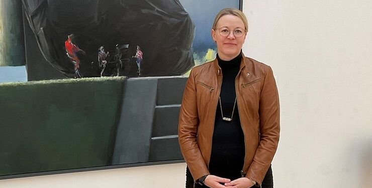 Direktør Sine Kildeberg hos Vendsyssel Kunstmuseum. Foto: VKM.