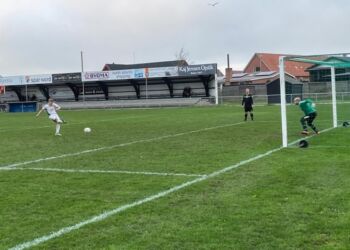 Straffespark på Schlie Arena. Foto: Niels Chr. Jakobsen.