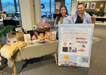 Sabina og Lene takker for opbakningen.