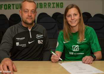 Cheftræner Bo Zinck og Rikke Dybdahl.