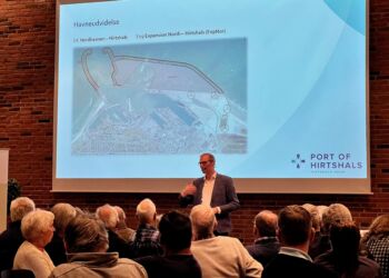 CEO Per Holm Nørgaard ved Havnedag for alle på Nordsøen Oceanarium.