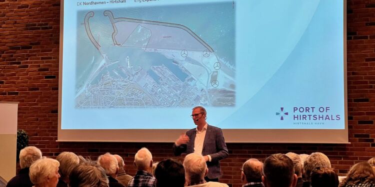 CEO Per Holm Nørgaard ved Havnedag for alle på Nordsøen Oceanarium.